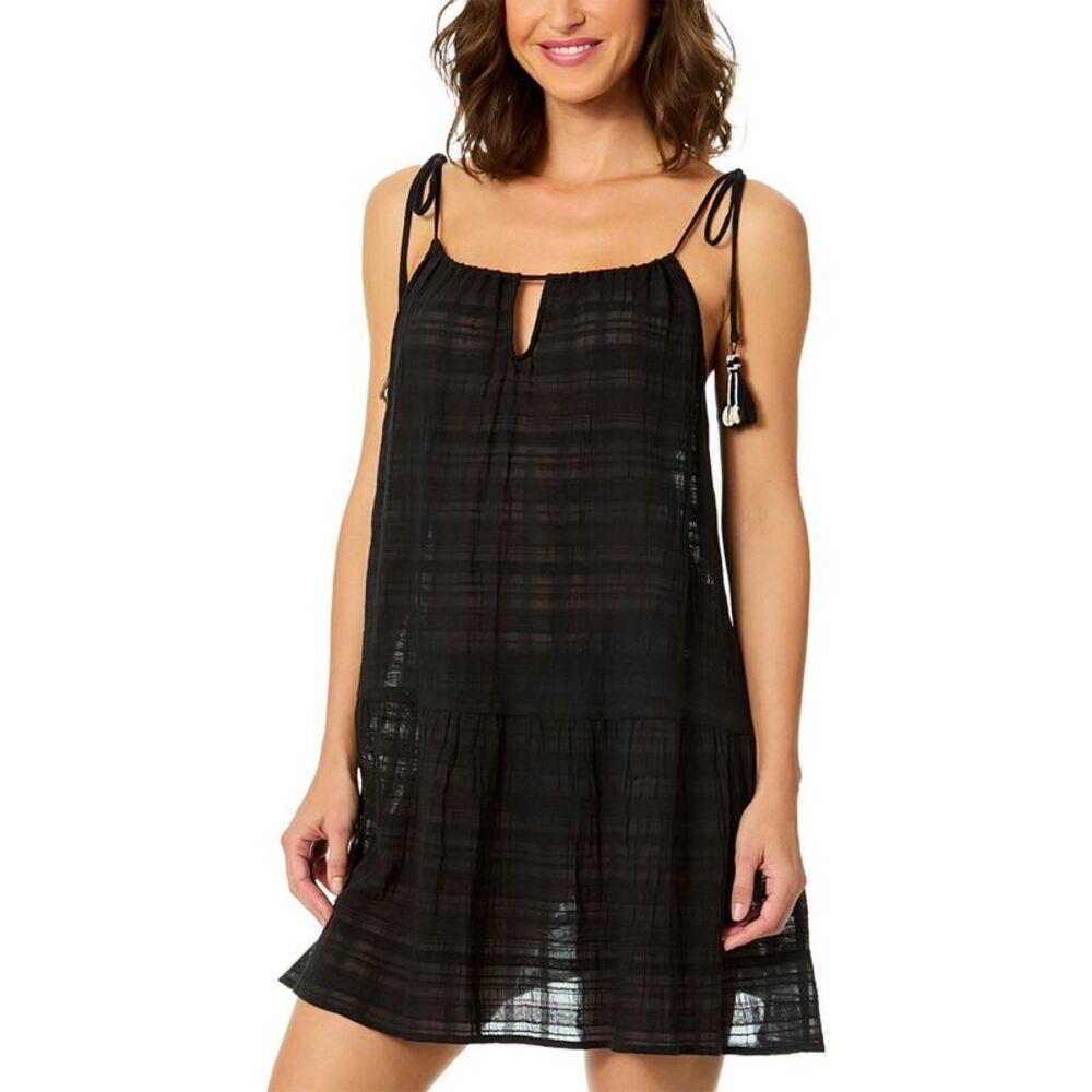 Cece Womens  Short Ruffle Dress, Black
